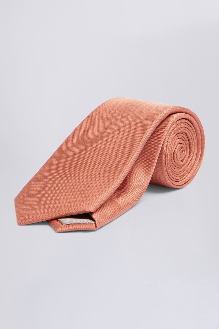 MOSS Red Oxford Silk Tie - Image 1 of 1