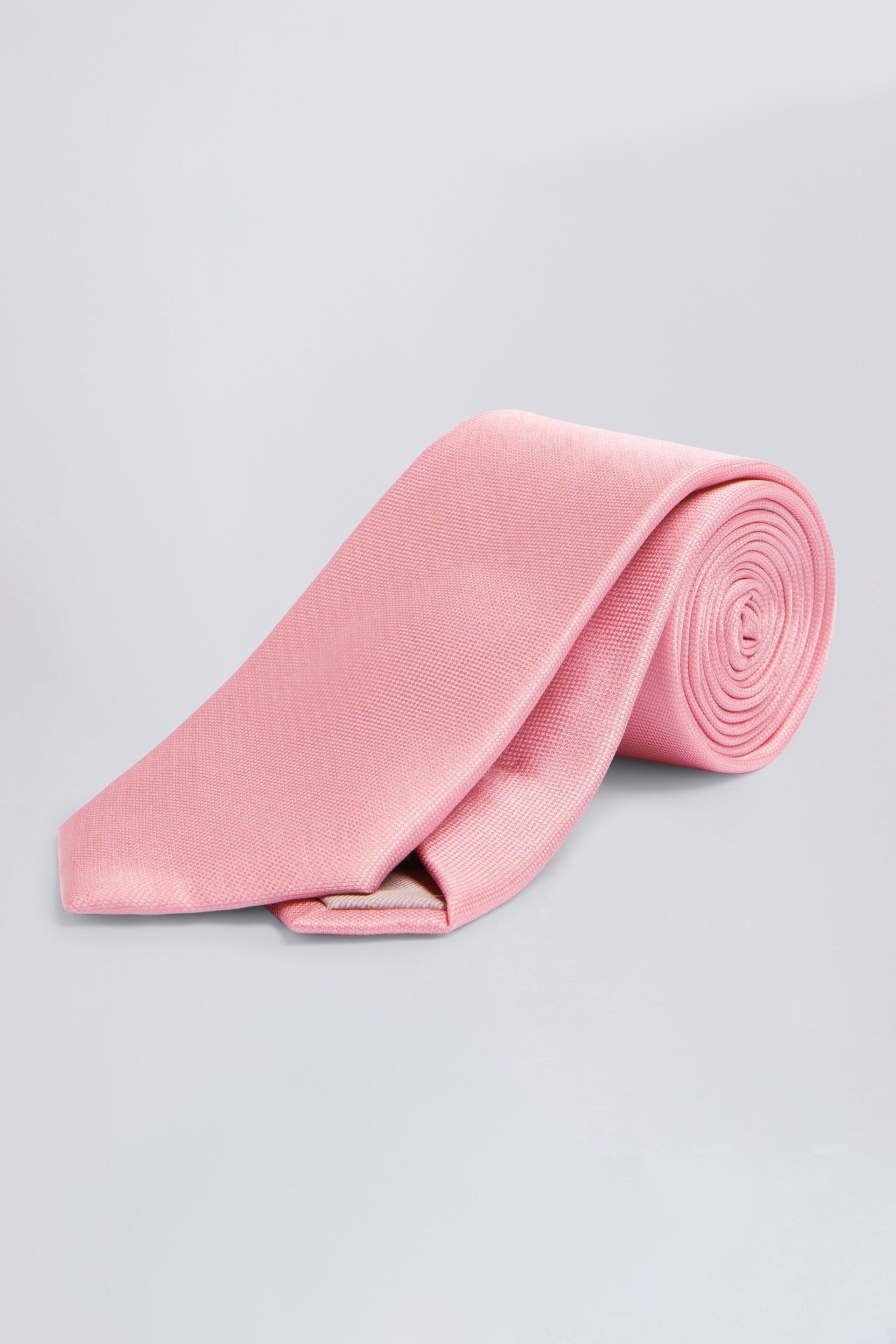 MOSS Pink Oxford Silk Tie - Image 1 of 1