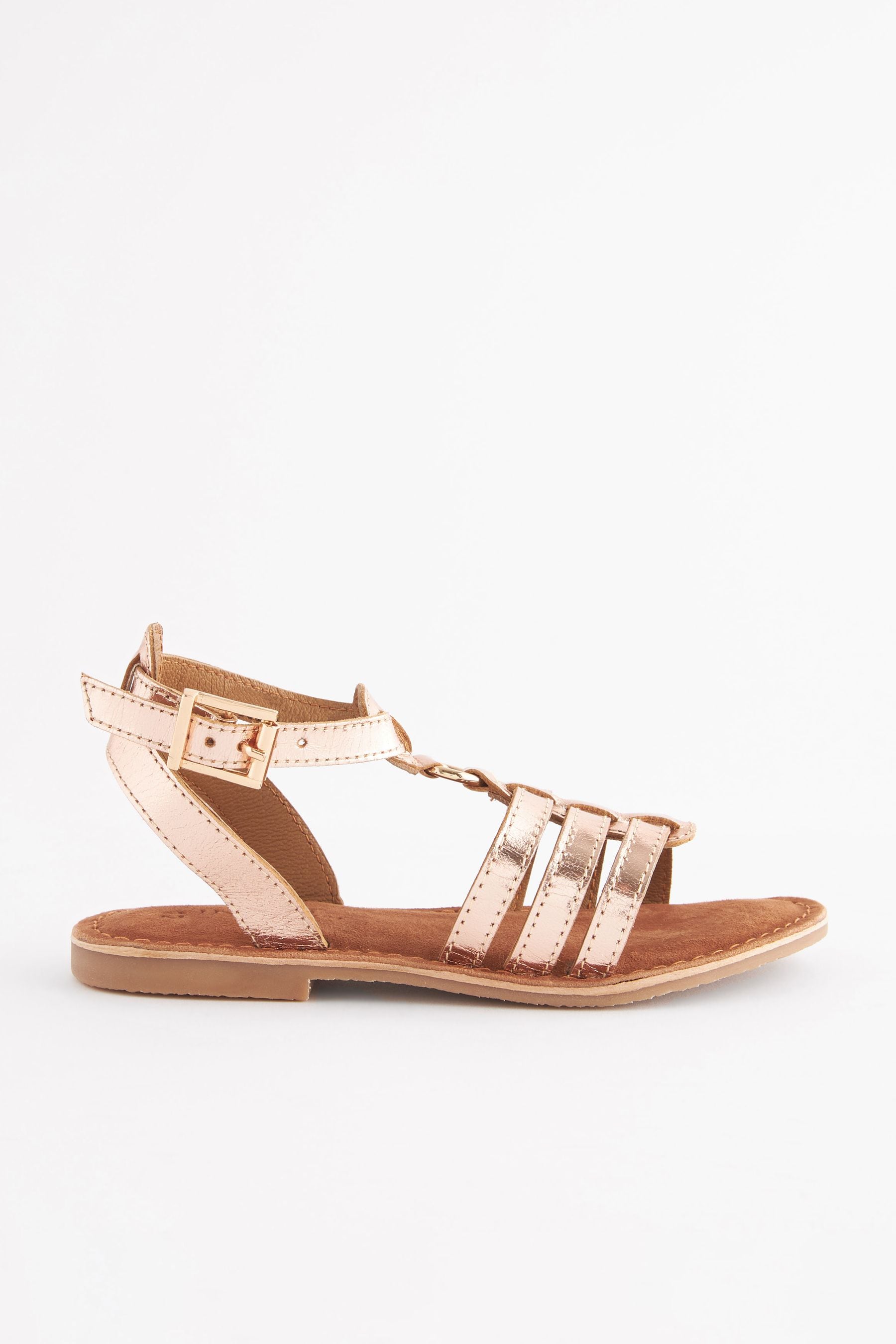 Next rose gold sandals deals
