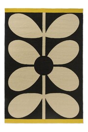 Orla Kiely Black Giant Sixties Stem Outdoor Rug - Image 3 of 4