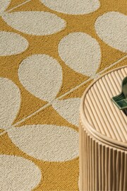 Orla Kiely Yellow Solid Stem Outdoor Rug - Image 2 of 4