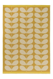 Orla Kiely Yellow Solid Stem Outdoor Rug - Image 3 of 4