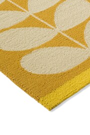 Orla Kiely Yellow Solid Stem Outdoor Rug - Image 4 of 4