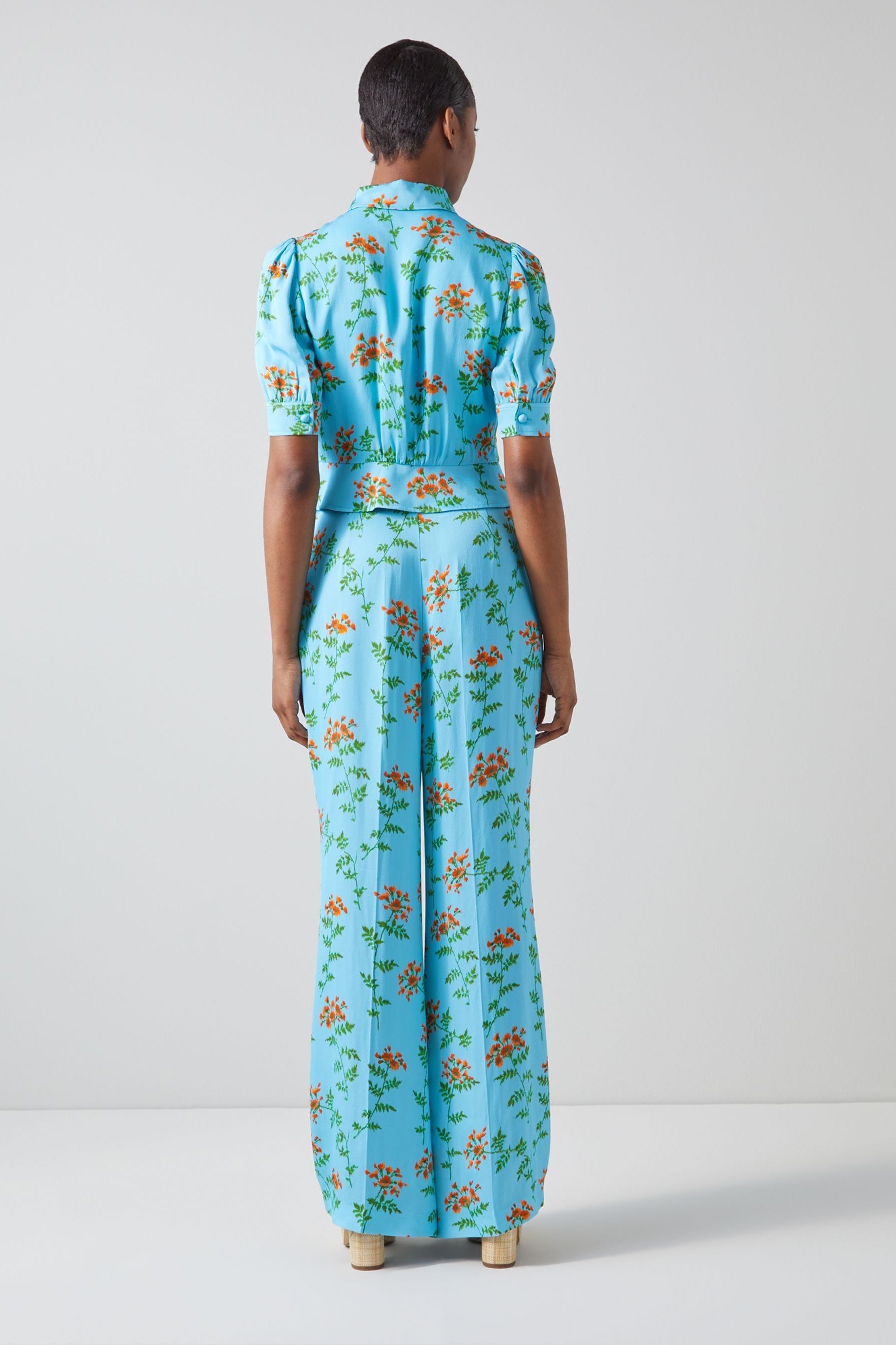 Lk bennett blue floral dress 2025