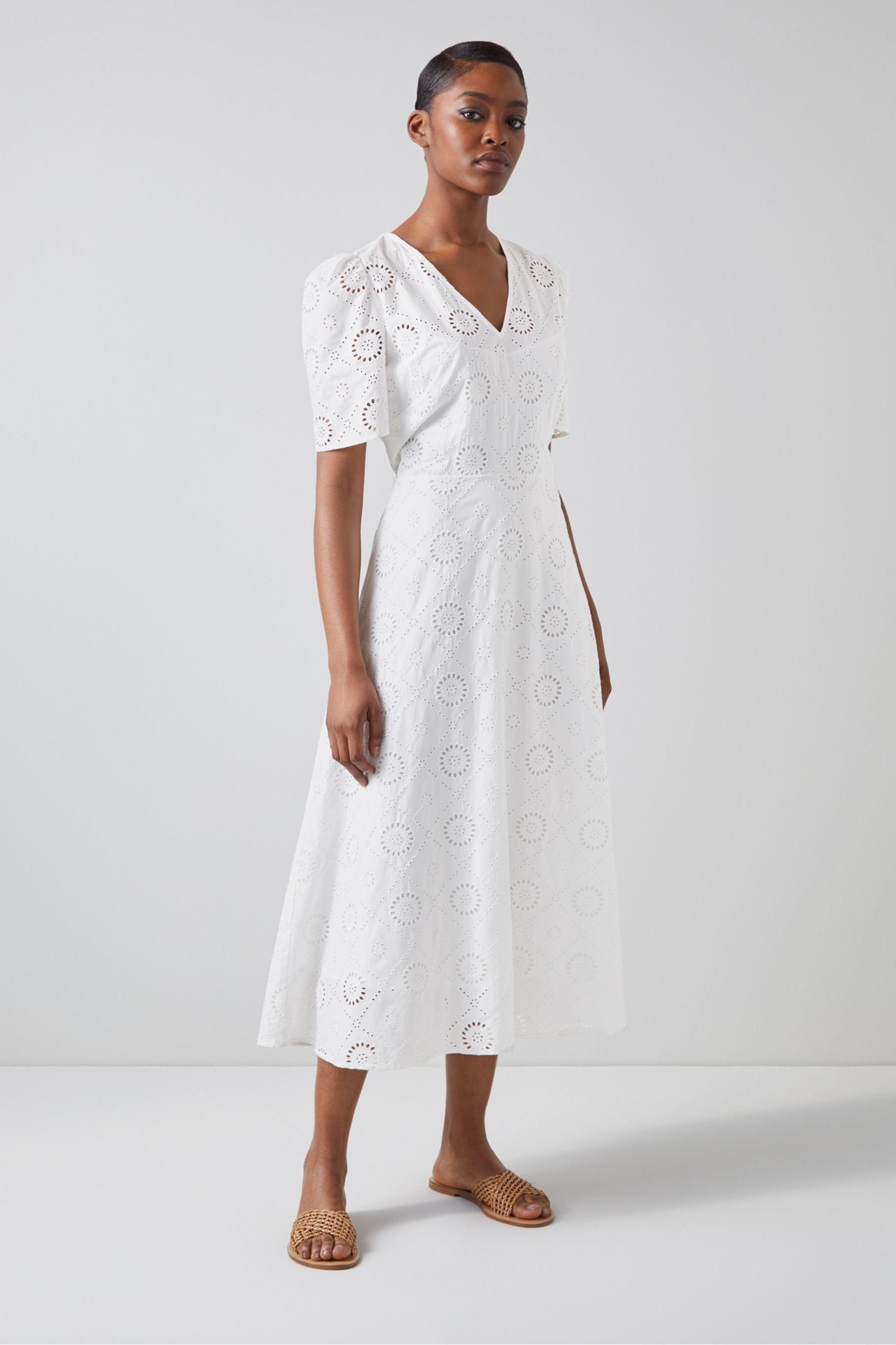 Lk bennett broderie anglaise dress online