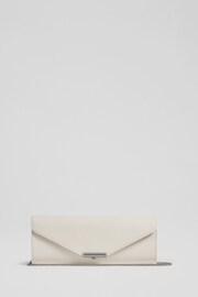 LK Bennett Lucille Fine Glitter Clutch Bag - Image 1 of 4