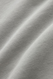 Light Grey Regular Fit Jersey Cotton Rich Crew Sweatshirt - Image 7 of 7