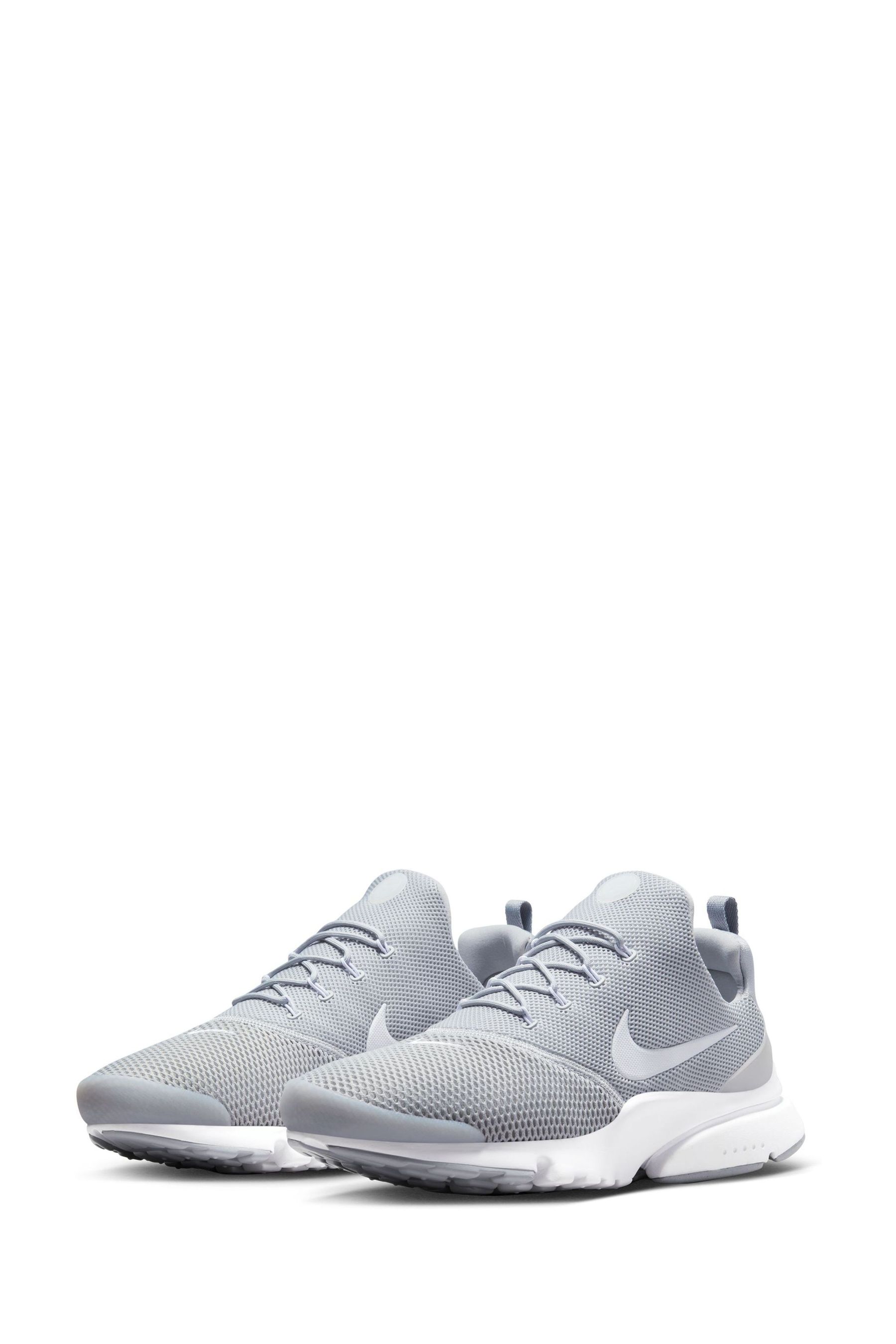 Buy Nike Grey White Presto Fly Trainers from Next Luxembourg