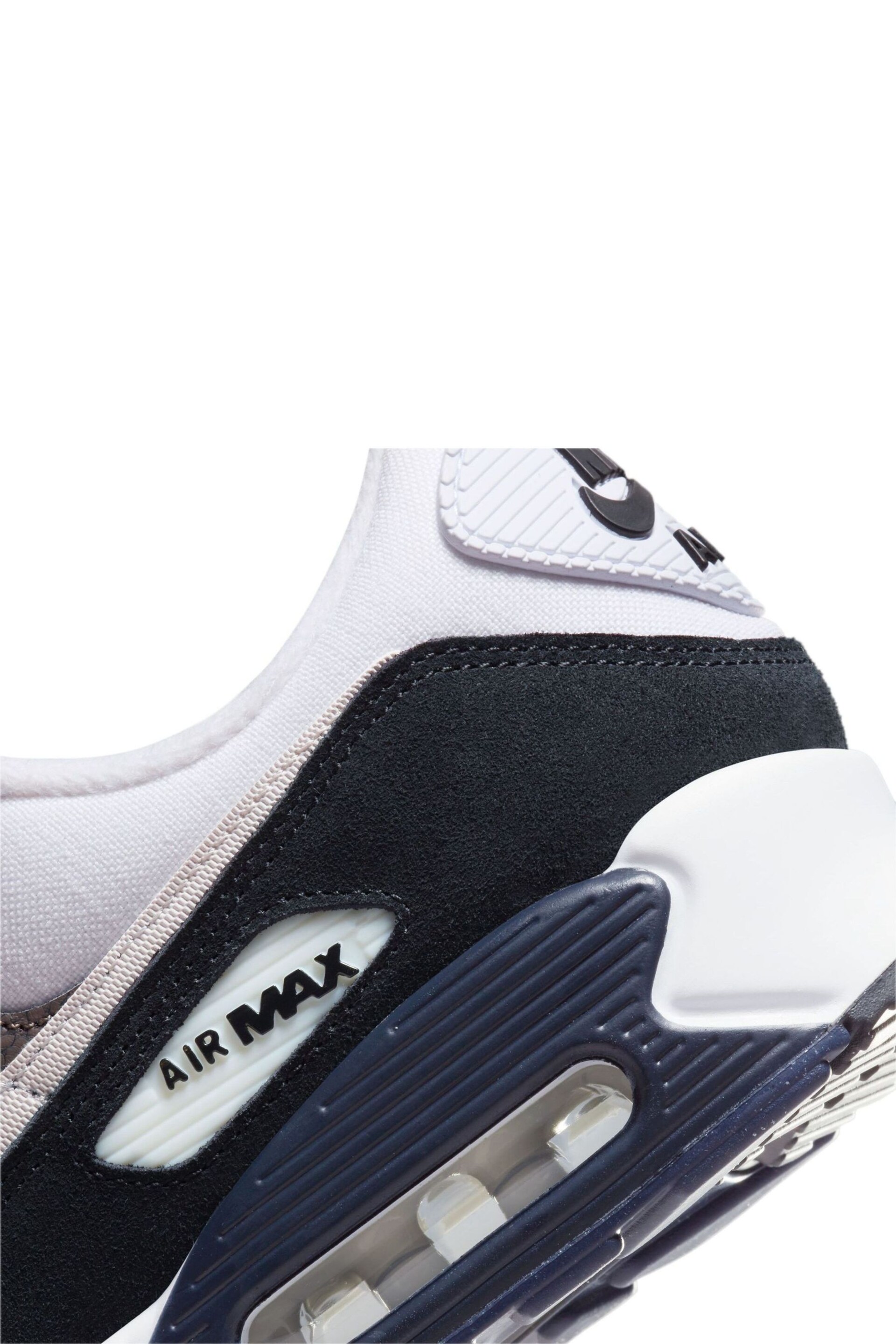 Nike Grey/Black Air Max 90 Trainers - Image 9 of 10