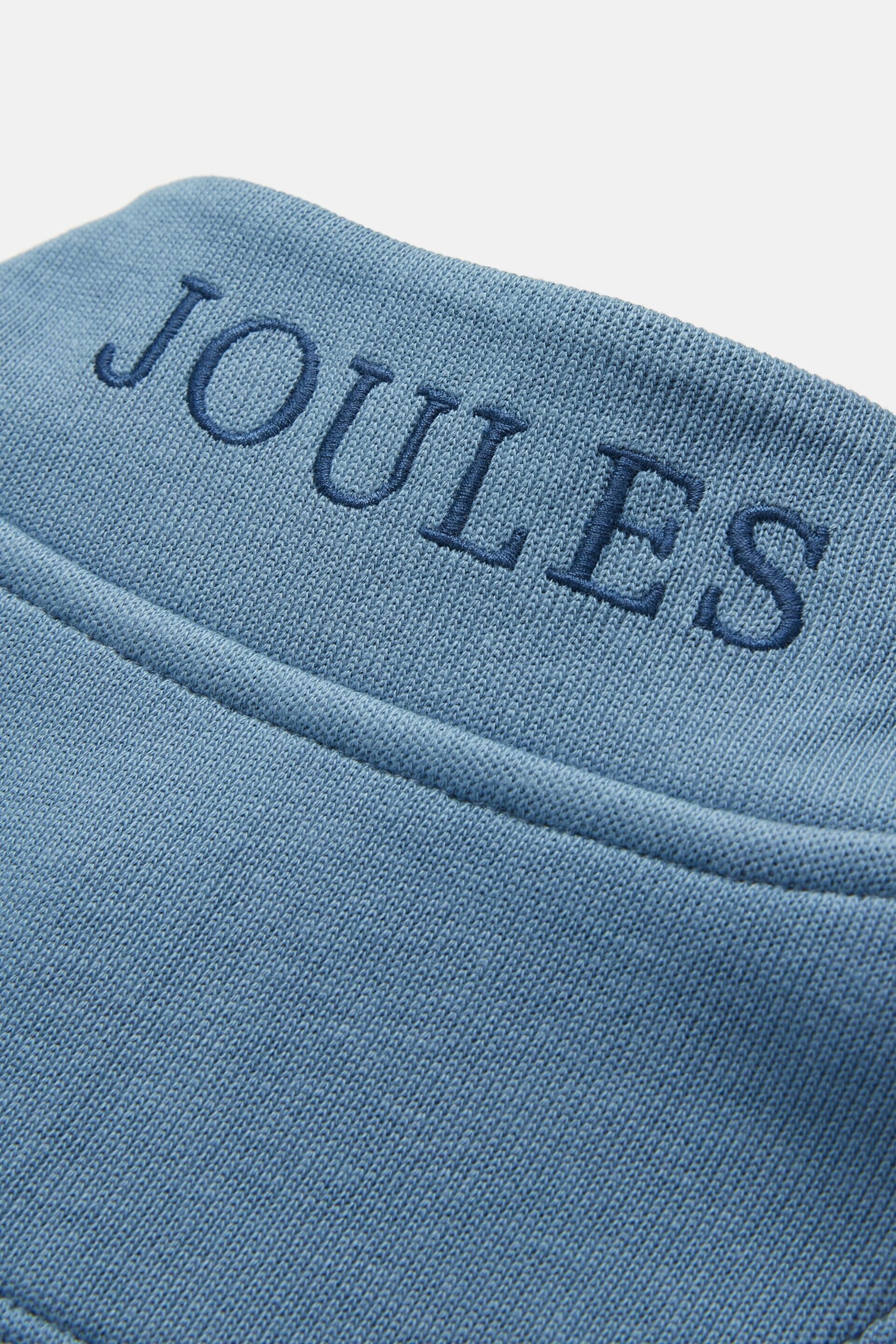 Joules Alistair Blue Boys' Quarter Zip Sweatshirt - Image 5 of 5