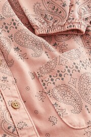 Pink Paisley Cotton Shirt Dress (3mths-8yrs) - Image 6 of 6