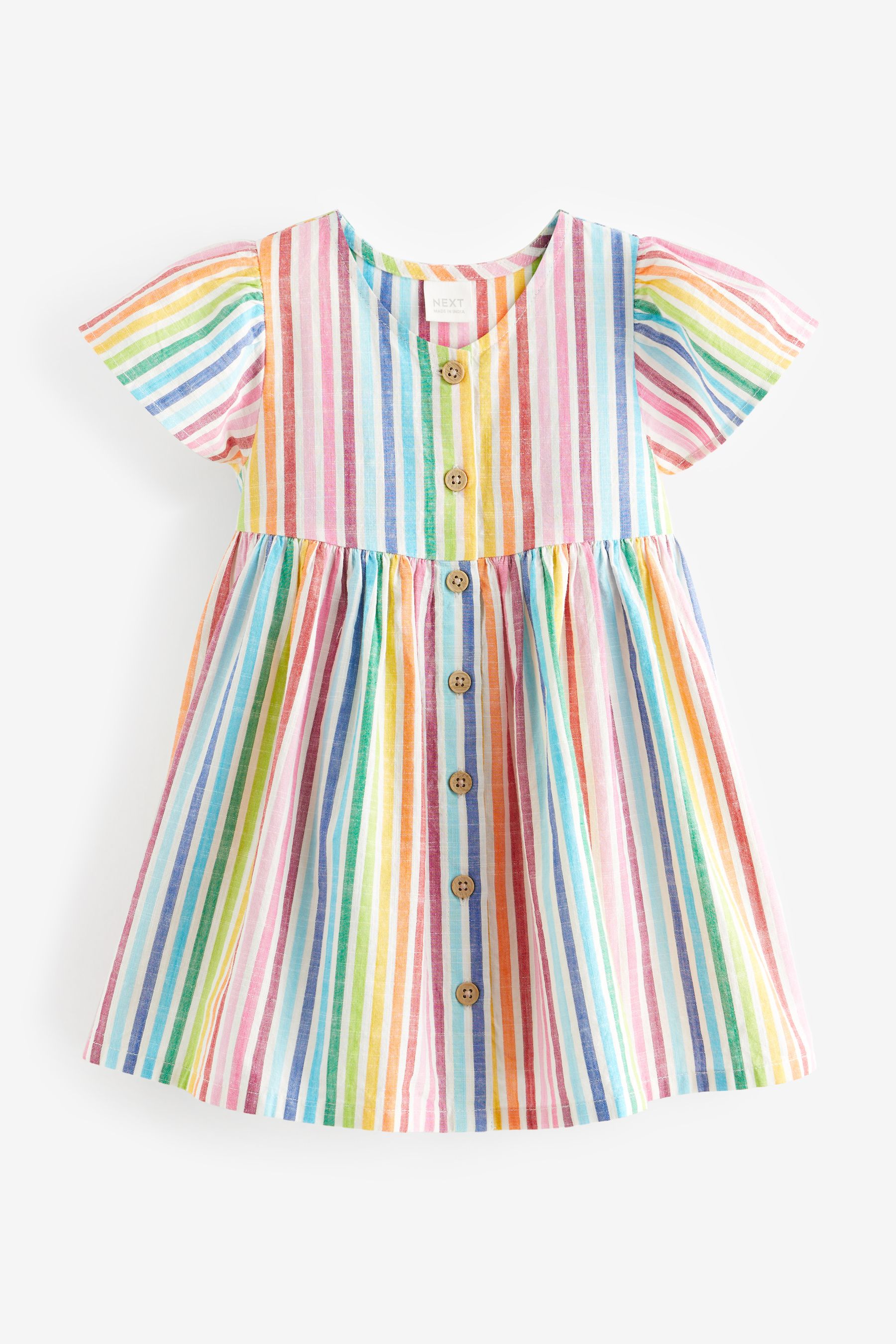 Rainbow stripe dress uk on sale