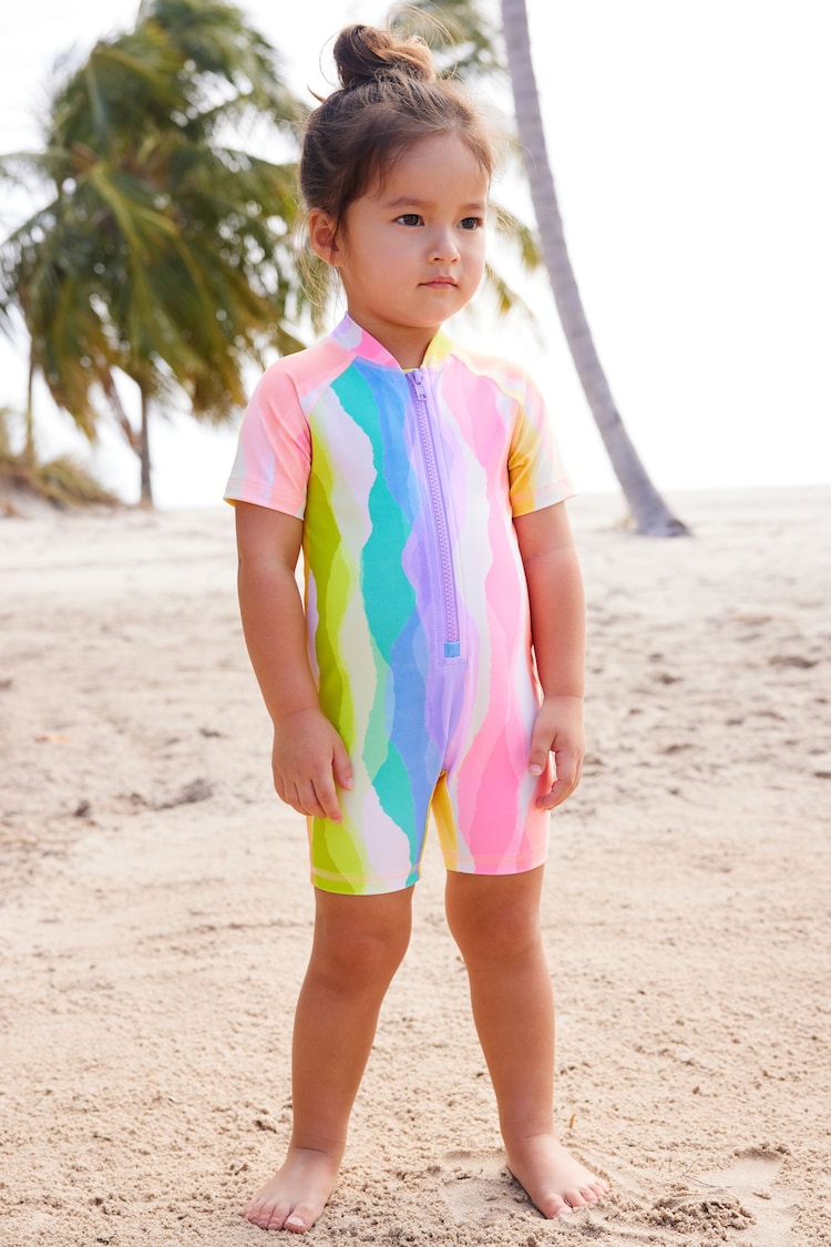 Multi Rainbow Sunsafe Swimsuit (3mths-7yrs) - Image 2 of 9