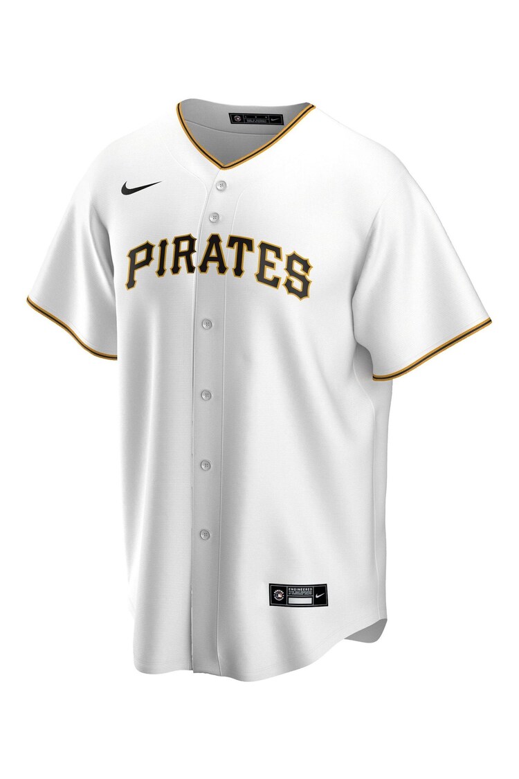 Fanatics Pittsburgh Pirates Nike Official Replica Home White Jersey - Image 2 of 3