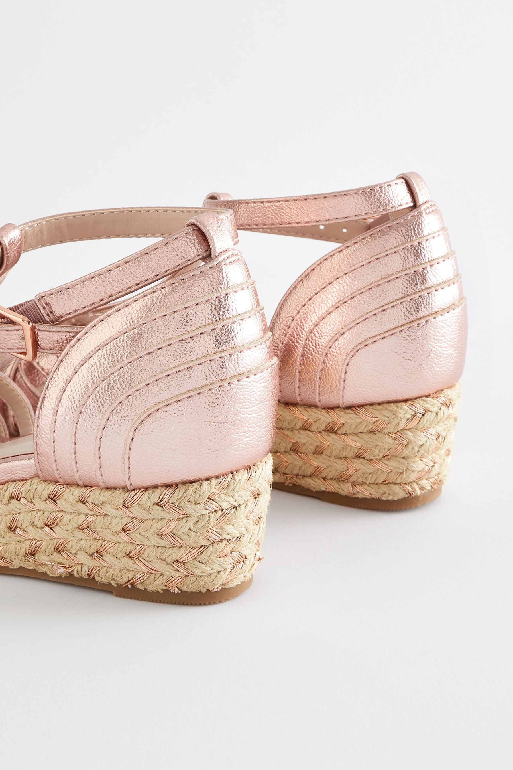 Woven wedge heels discount