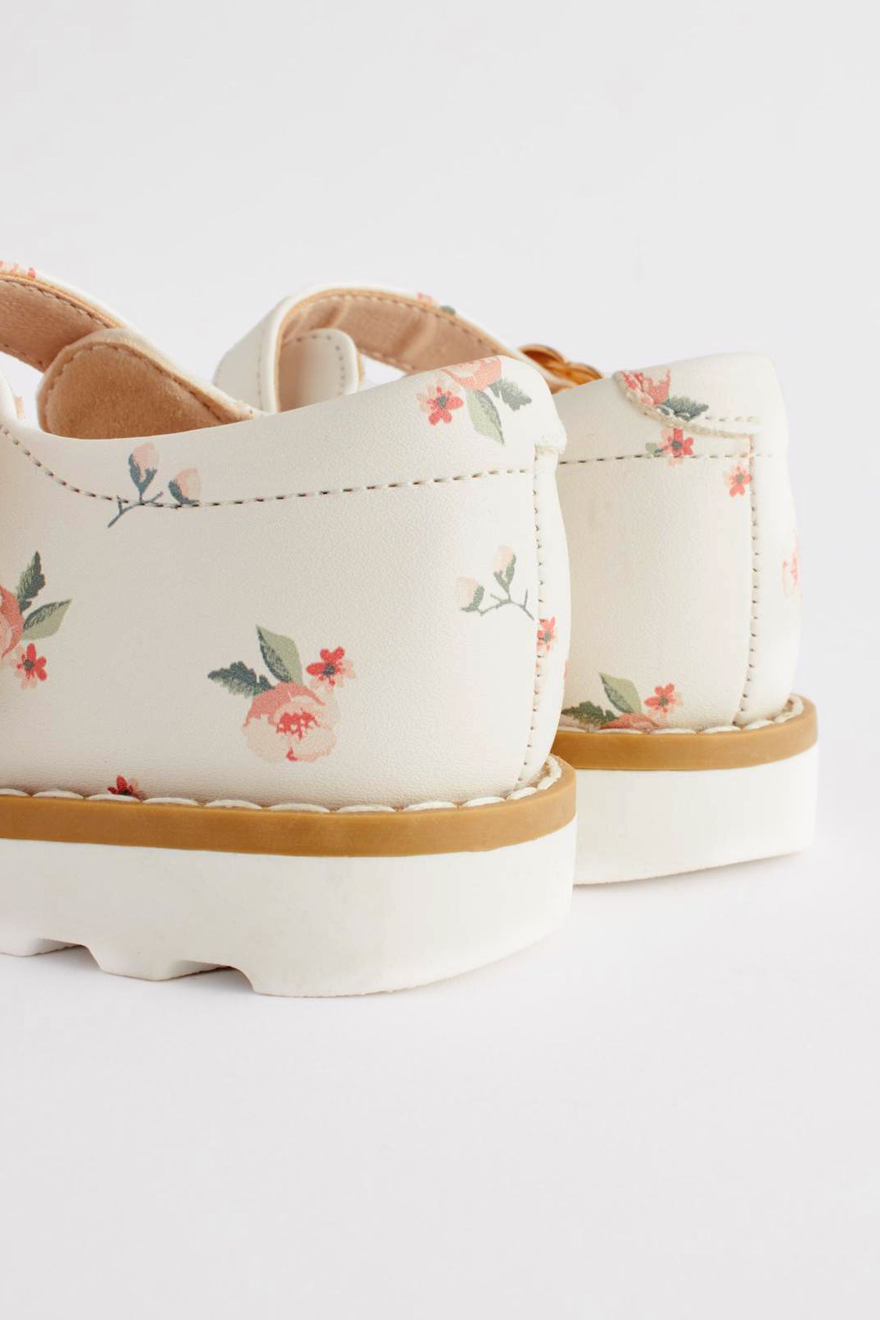 Buy White Floral Mary Jane Shoes from the Next UK online shop