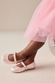 Pink Standard Fit (F) Mary Jane Occasion Shoes - Image 1 of 9