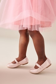 Pink Standard Fit (F) Mary Jane Occasion Shoes - Image 4 of 9