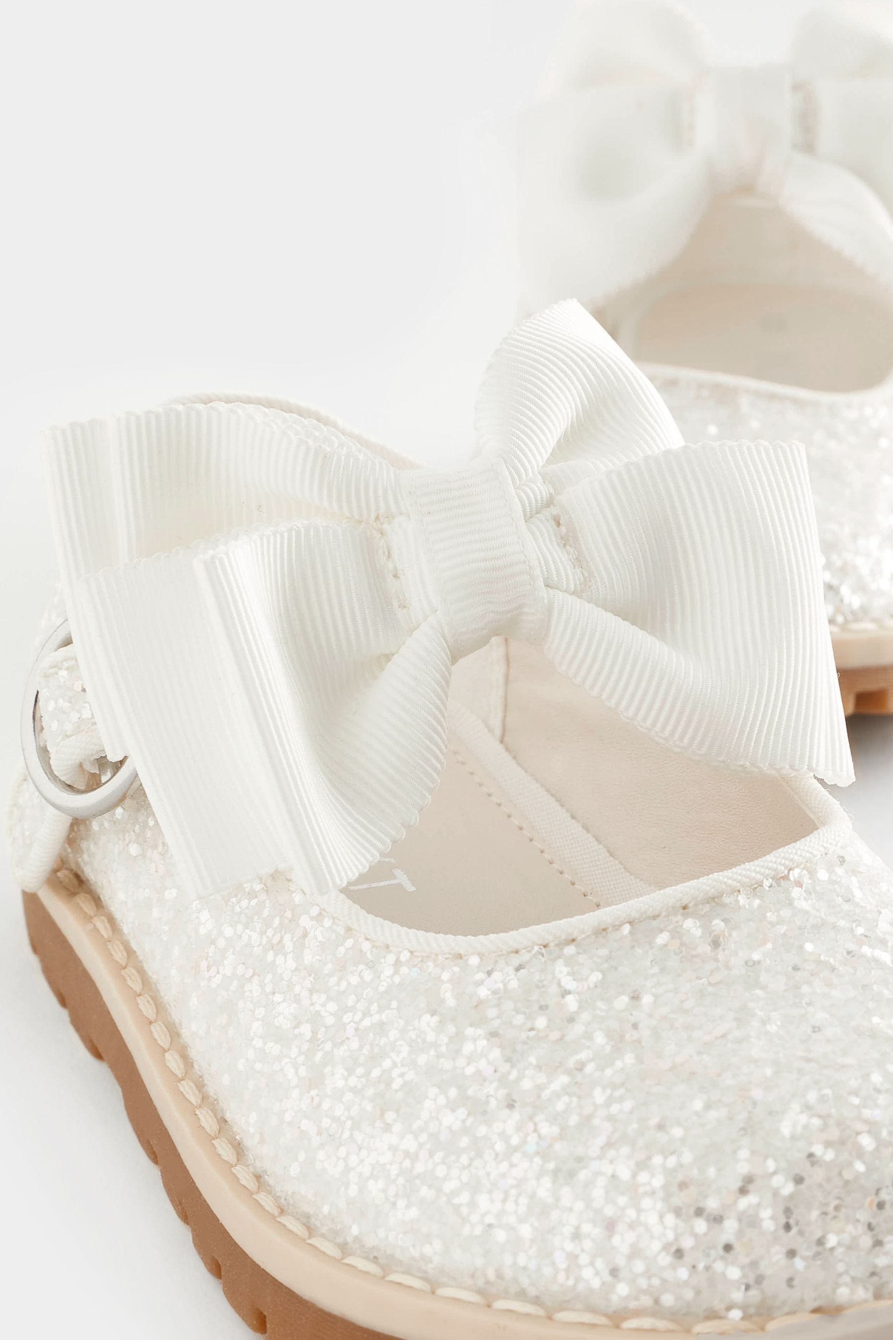 Glitter bow shoes deals