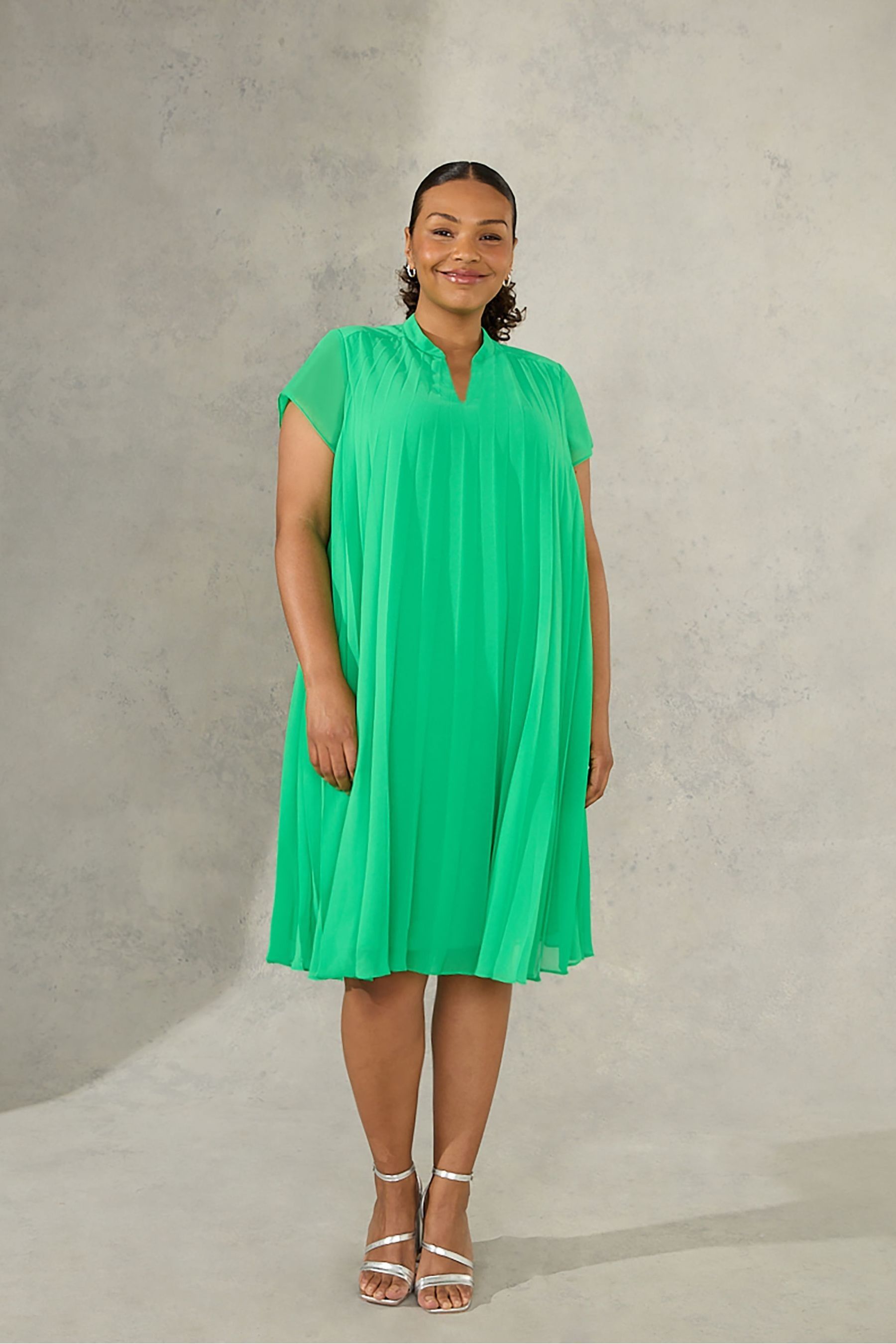 Short pleated frocks online