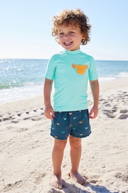 Blue Crab Sunsafe Top and Shorts Set (3mths-7yrs) - Image 4 of 8