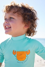 Blue Crab Sunsafe Top and Shorts Set (3mths-7yrs) - Image 5 of 8