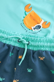 Blue Crab Sunsafe Top and Shorts Set (3mths-7yrs) - Image 7 of 8