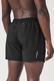 Black 5 Inch Active Gym Sports Shorts - Image 3 of 7