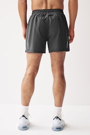 Slate Grey 5 Inch Active Gym Sports Shorts - Image 2 of 7