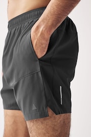 Slate Grey 5 Inch Active Gym Sports Shorts - Image 3 of 7