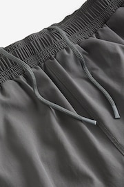 Slate Grey 5 Inch Active Gym Sports Shorts - Image 5 of 7