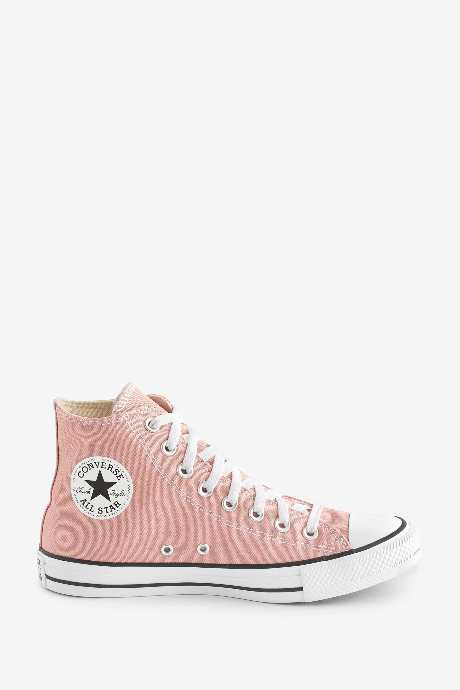 Converse Light Pink Chuck Taylor All Star High Trainers - Image 1 of 9
