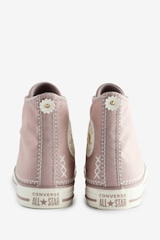 Converse Neutral Chuck Taylor All Star High Top Trainers - Image 4 of 9