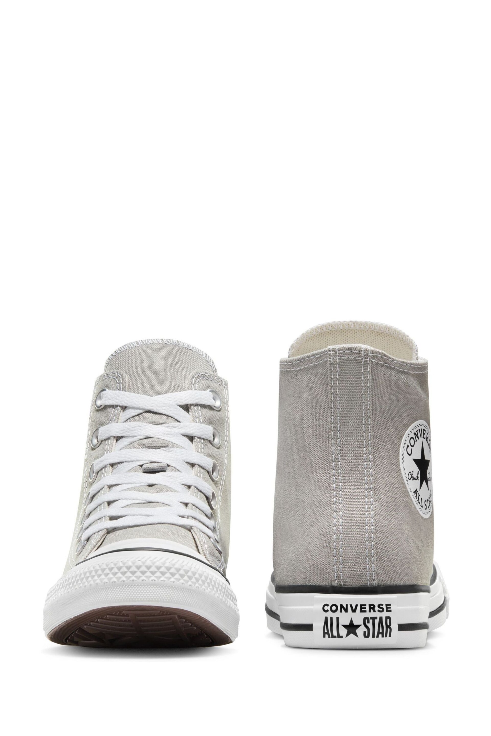 Converse Grey Chuck Taylor All Star Trainers - Image 2 of 7