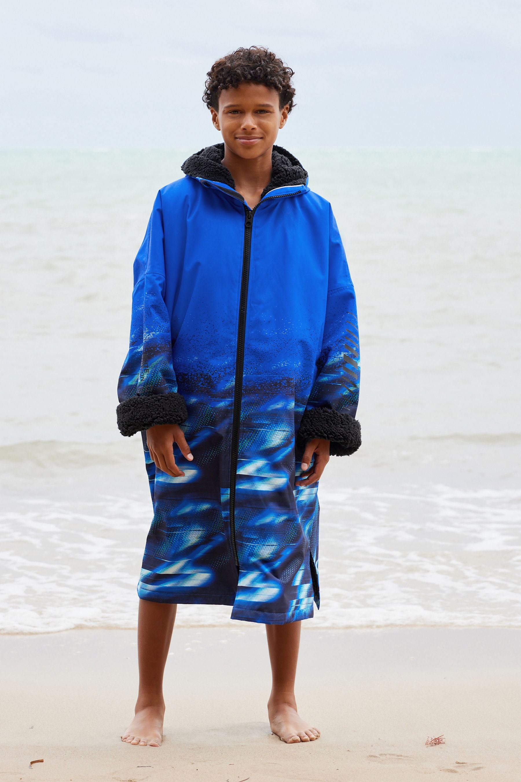 Buy Imprimee bleue Peignoir de rechange impermeable 3 16 ans from Next Luxembourg