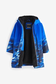 Blue Printed Waterproof Changing Robe (3-16yrs) - Image 5 of 11