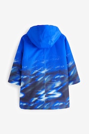 Blue Printed Waterproof Changing Robe (3-16yrs) - Image 6 of 11