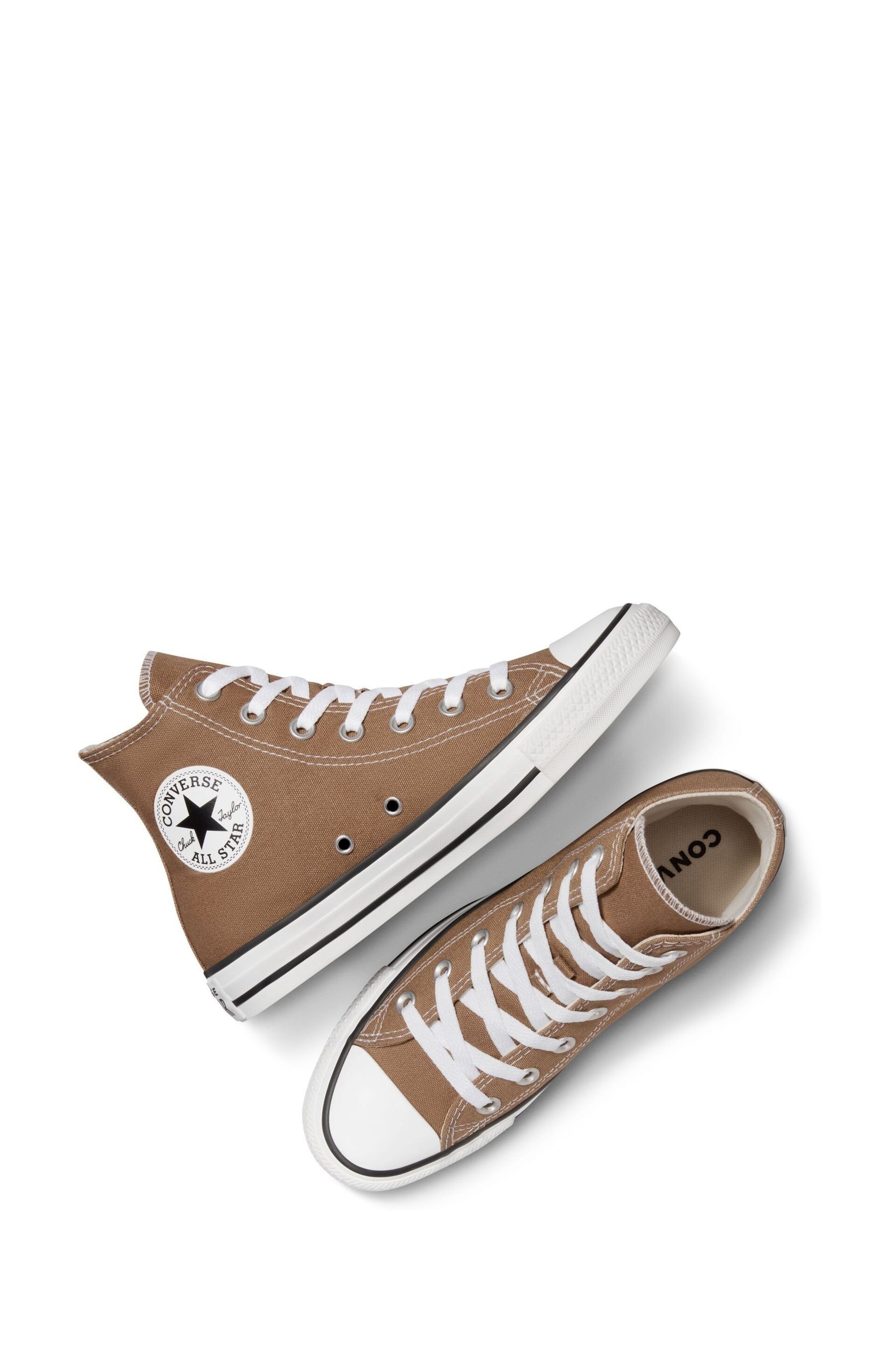 Converse Natural Chuck Taylor All Star Trainers - Image 7 of 9