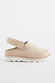 Neutral Fleece Lined Ankle Strap Clogs - Image 3 of 7