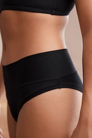 Black High Rise High Leg Forever Comfort Knickers - Image 4 of 5