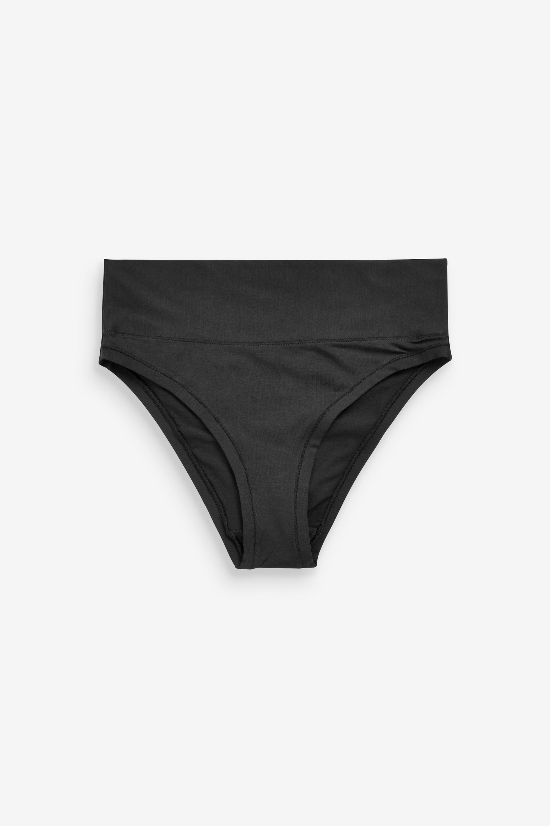 Black High Rise High Leg Forever Comfort Knickers - Image 5 of 5