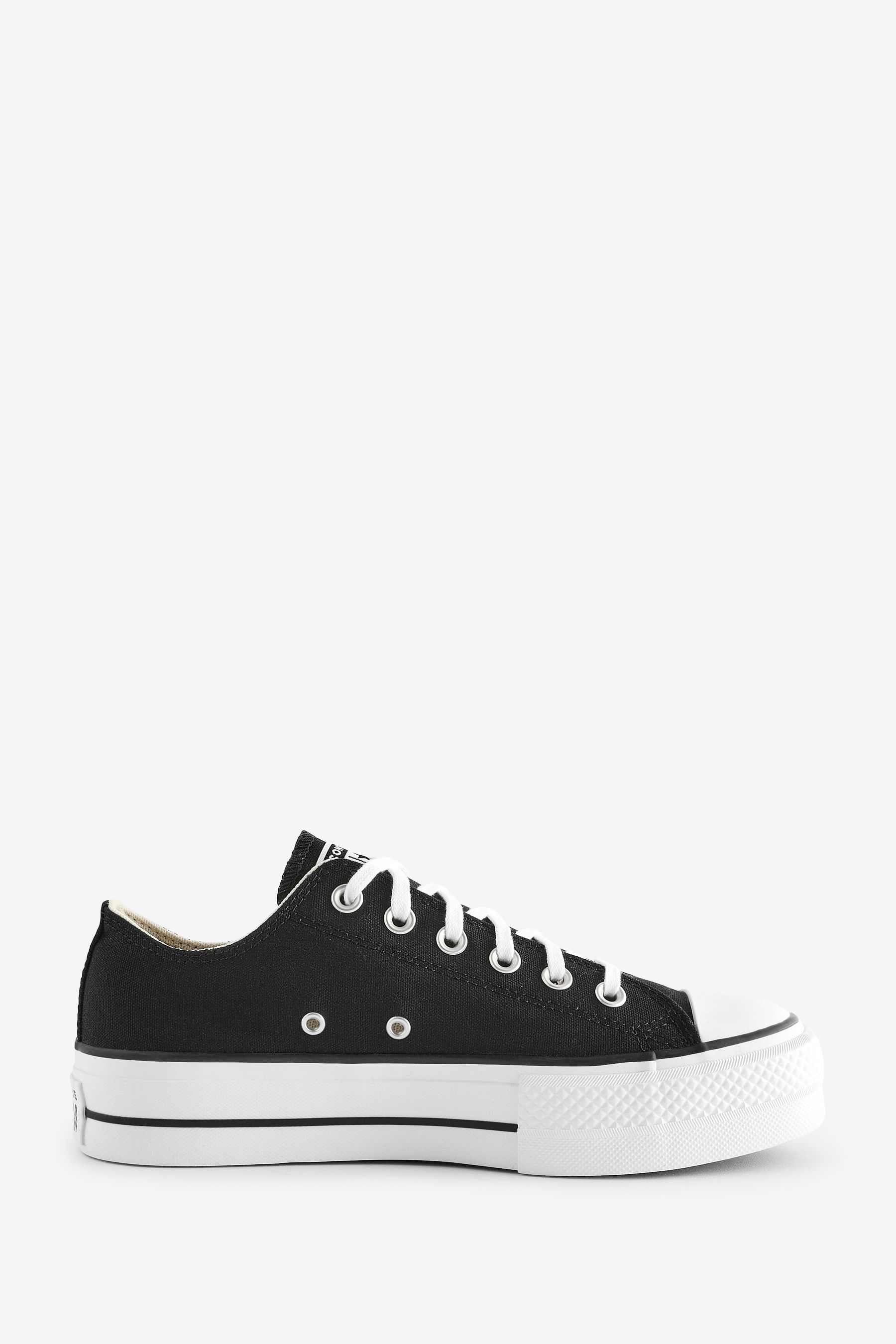 Converse Black Chuck Taylor All Star Lift Ox Trainers