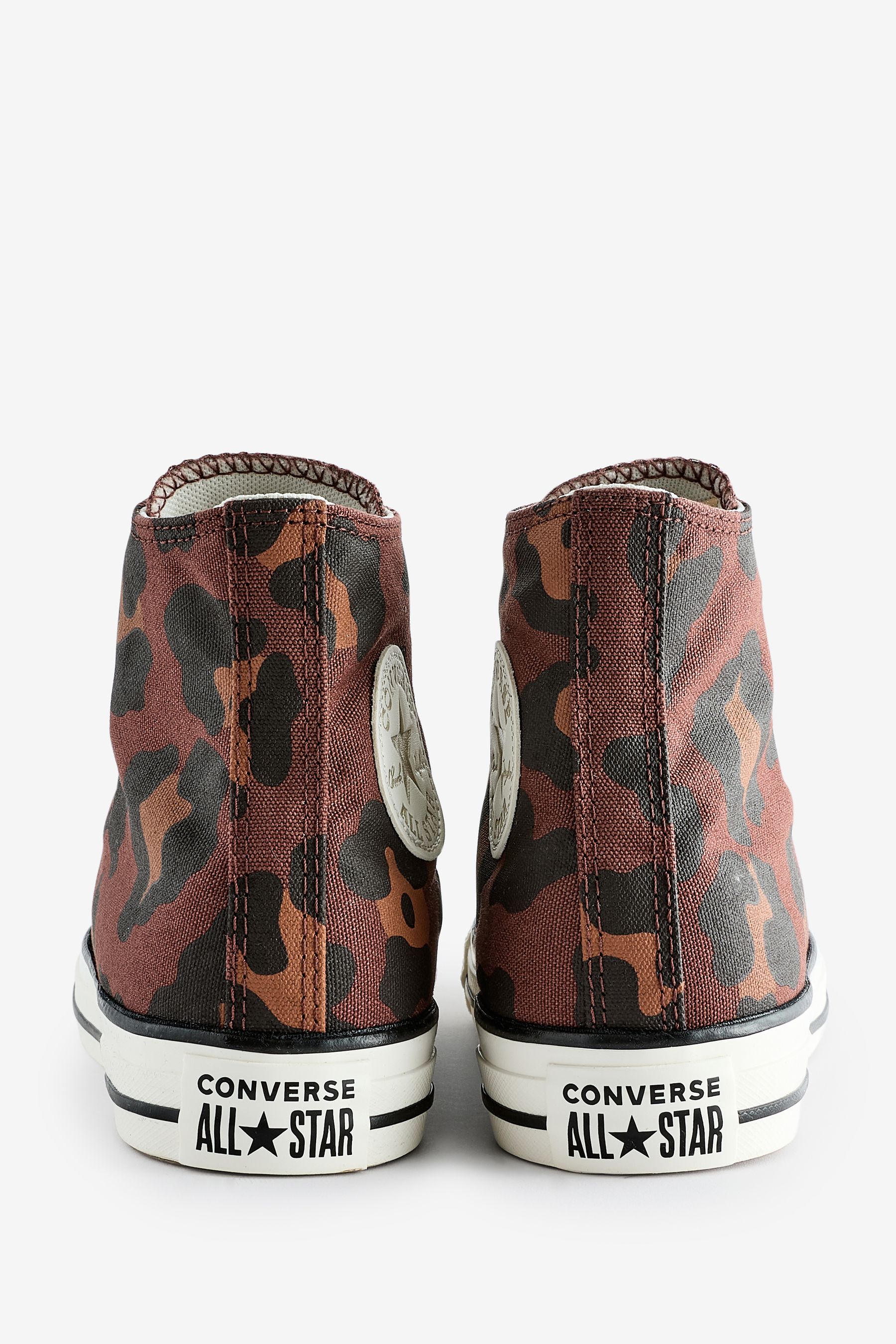 Converse Brown Chuck Taylor All Star High Top Leopard Animal Print Trainers
