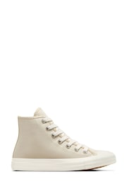 Converse Beige Chuck Taylor All Star High Top Trainers - Image 6 of 12