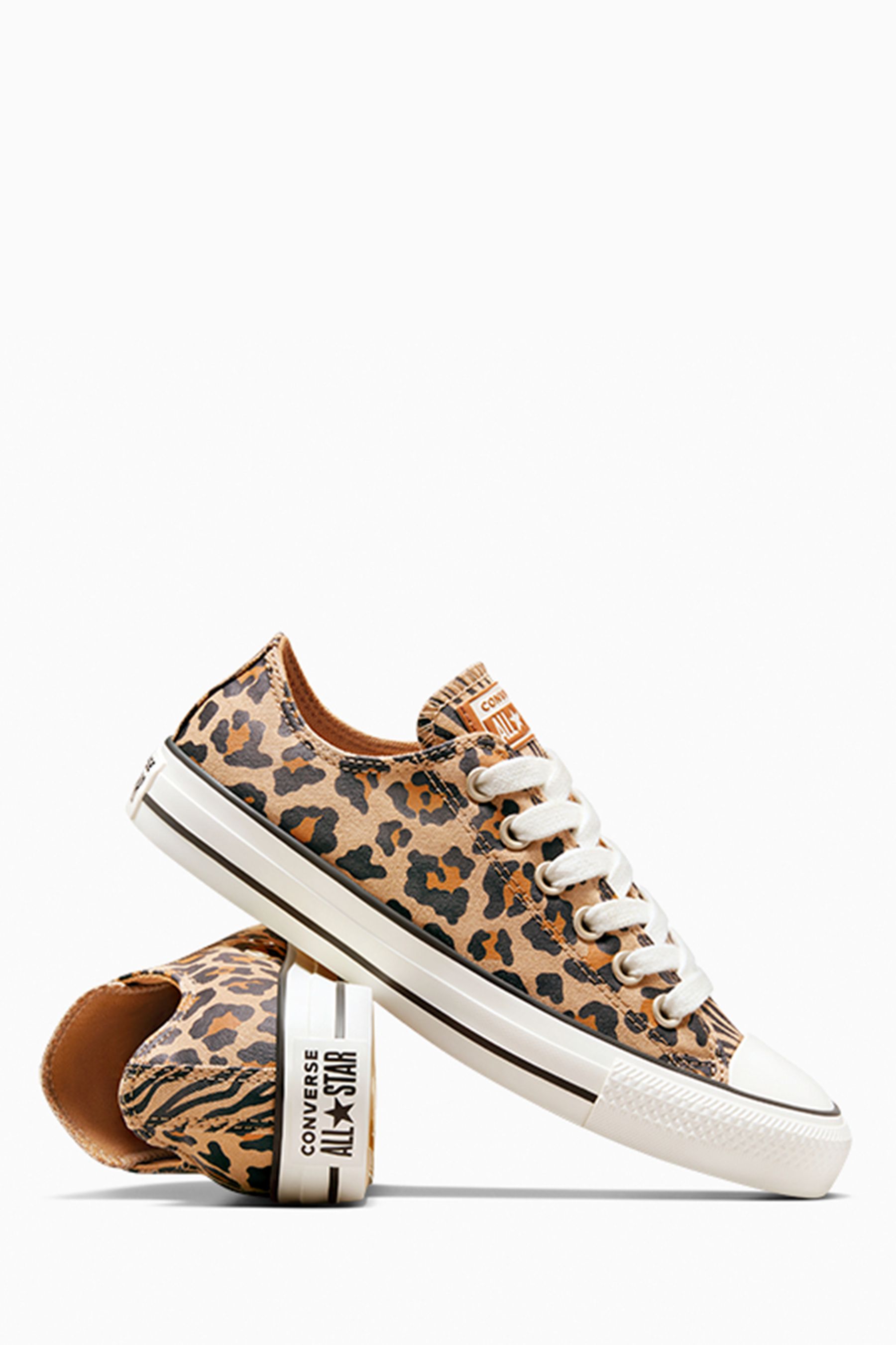 Converse leopard shoes clearance