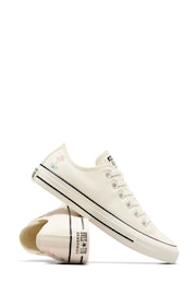 Converse Cream Chuck Taylor All Star Ox Trainers - Image 10 of 11