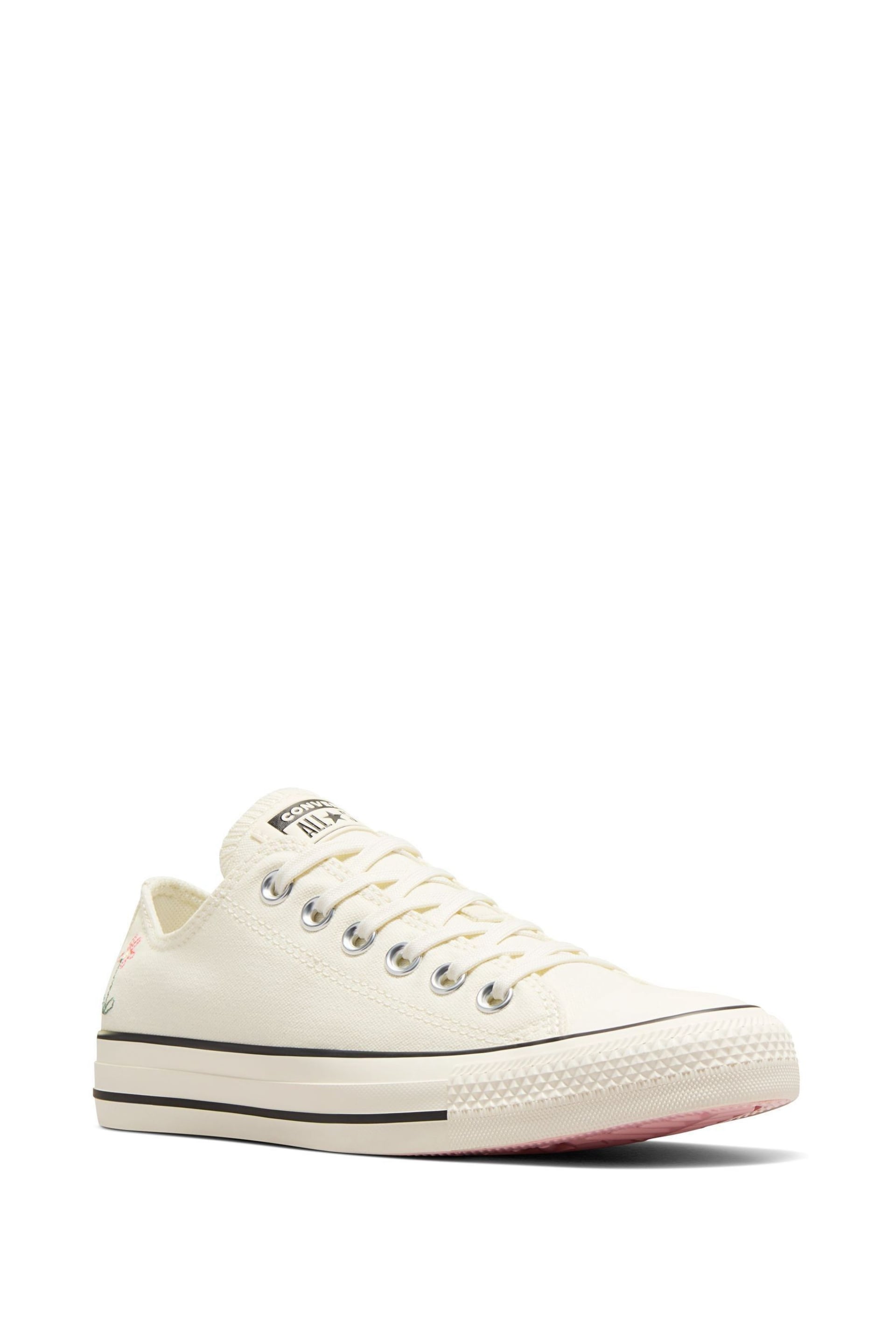 Converse Cream Chuck Taylor All Star Ox Trainers - Image 11 of 11