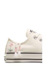 Converse Cream Chuck Taylor All Star Ox Trainers - Image 3 of 11