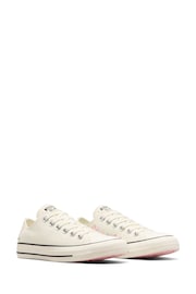 Converse Cream Chuck Taylor All Star Ox Trainers - Image 8 of 11