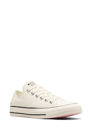 Converse Cream Chuck Taylor All Star Ox Trainers - Image 9 of 11